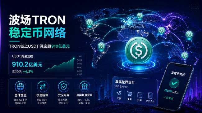 数据显示：波场TRON基础设施规模继续扩大